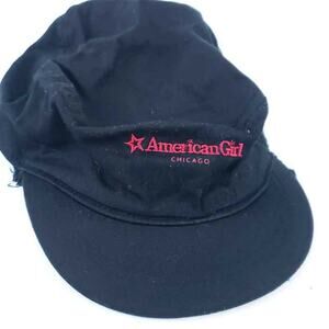 American Girl Hat Little Girl Black Red Logo Chicago